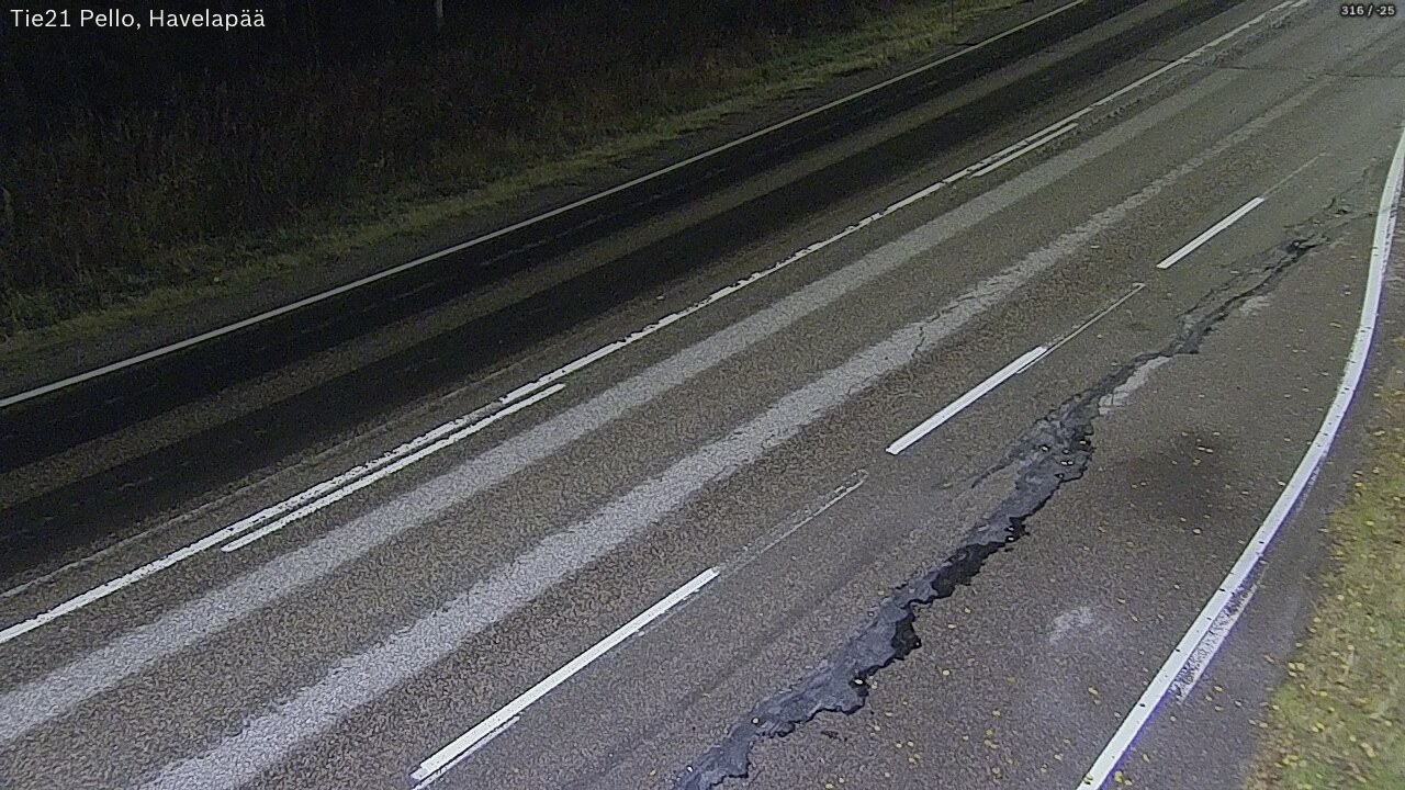 Kelikamerat Kuva Tie 21 Pello, Havelanpää, Pello, Lappi