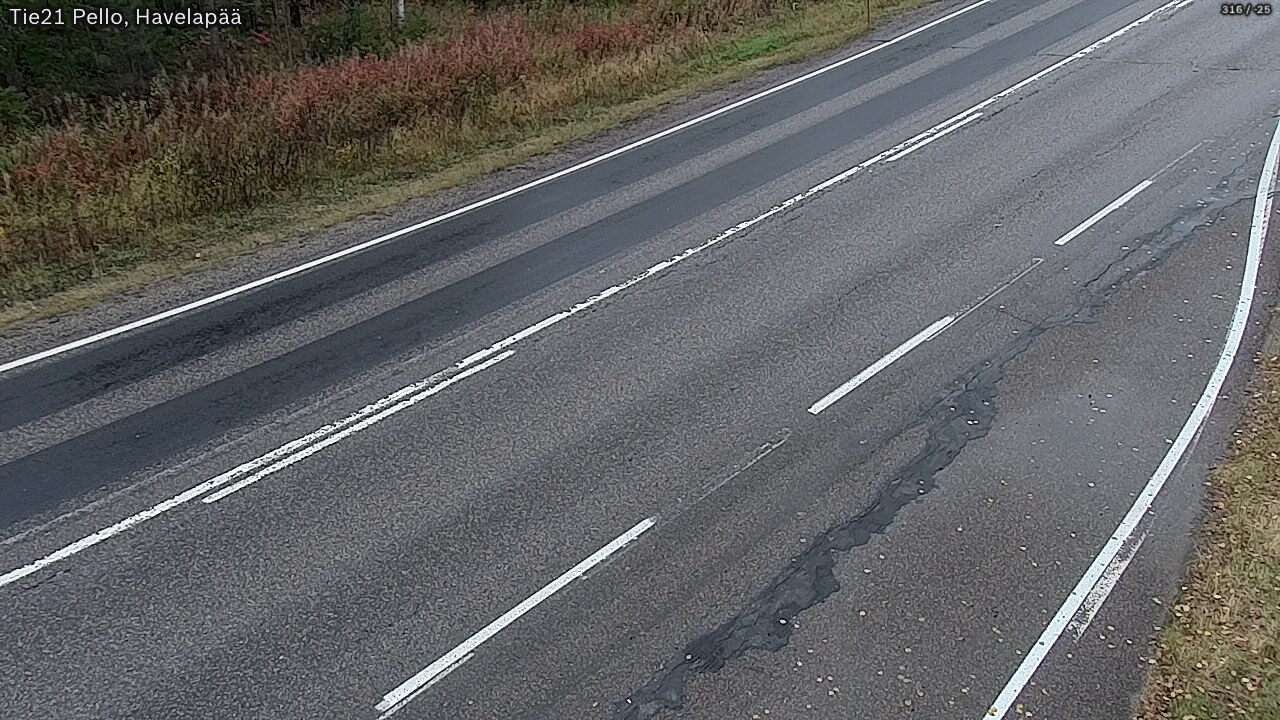 Kelikamerat Kuva Tie 21 Pello, Havelanpää, Pello, Lappi
