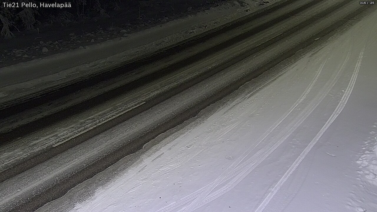 Kelikamerat Kuva Tie 21 Pello, Havelanpää, Pello, Lappi