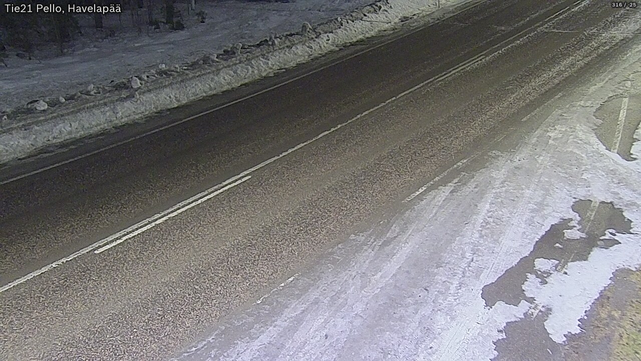 Kelikamerat Kuva Tie 21 Pello, Havelanpää, Pello, Lappi