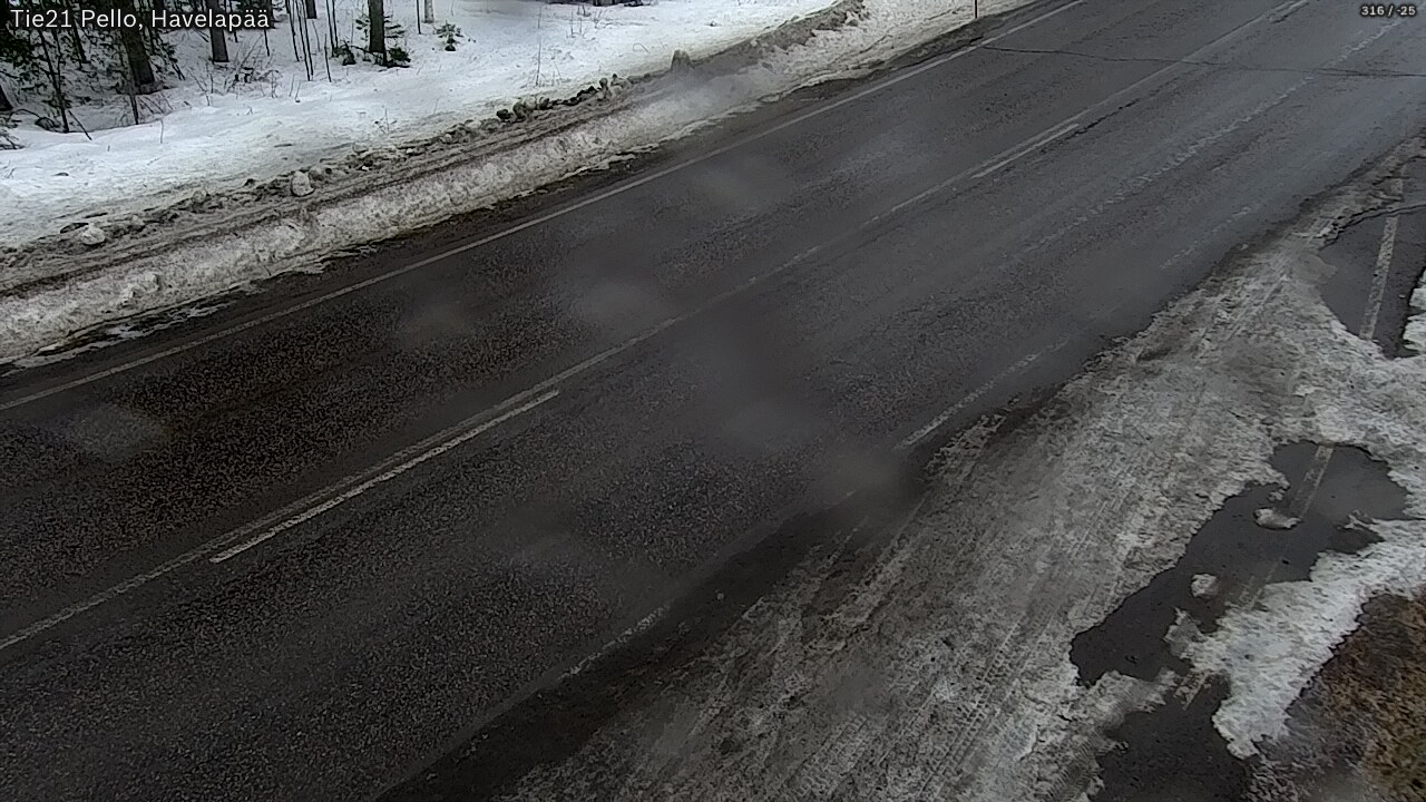 Weather Camera Image Road 21 Pello, Havelanpää, Pello, Lappi