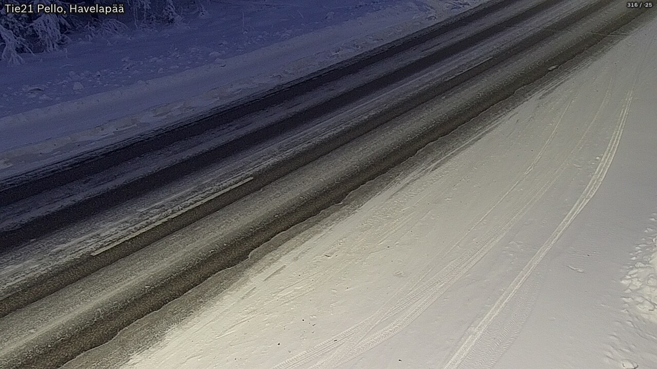 Kelikamerat Kuva Tie 21 Pello, Havelanpää, Pello, Lappi