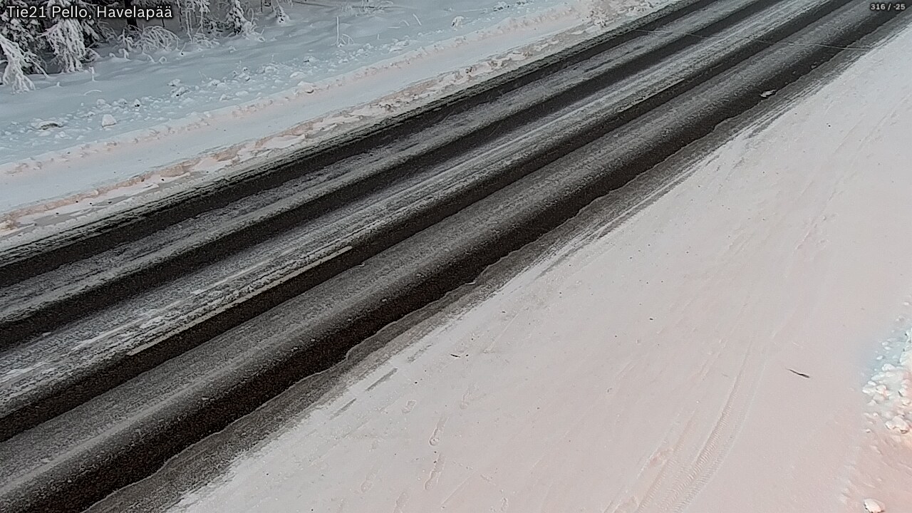 Kelikamerat Kuva Tie 21 Pello, Havelanpää, Pello, Lappi