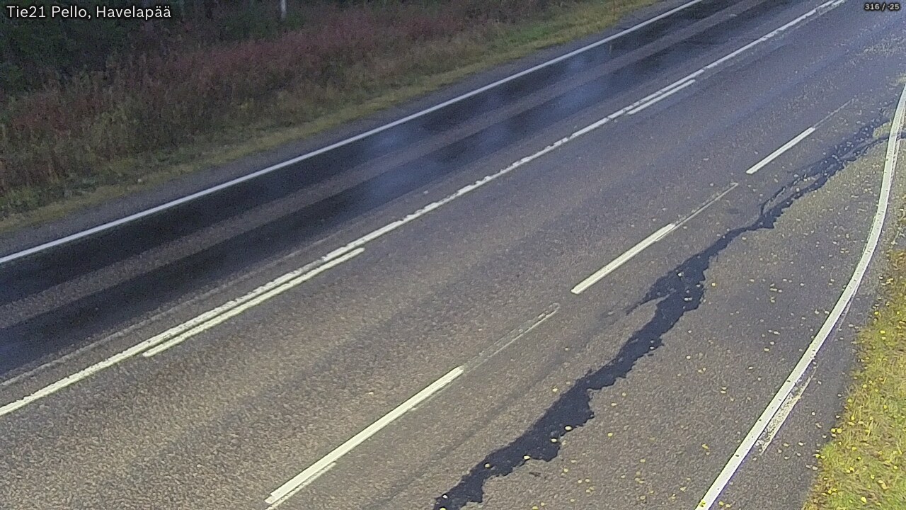 Kelikamerat Kuva Tie 21 Pello, Havelanpää, Pello, Lappi
