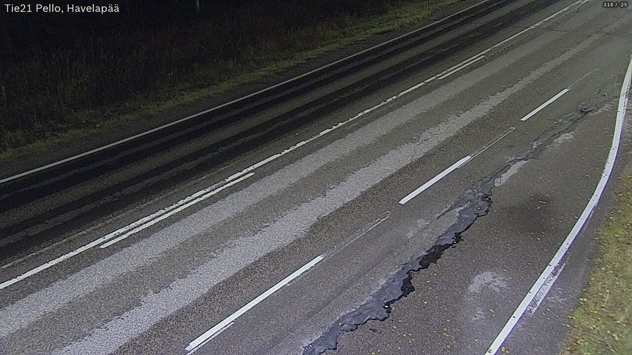 Kelikamerat Kuva Tie 21 Pello, Havelanpää, Pello, Lappi