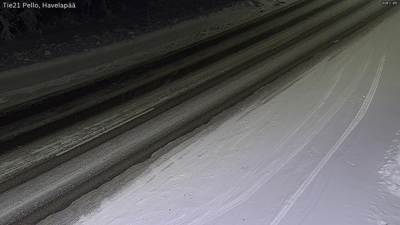 Kelikamerat Kuva Tie 21 Pello, Havelanpää, Pello, Lappi