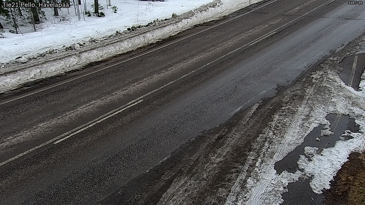 Kelikamerat Kuva Tie 21 Pello, Havelanpää, Pello, Lappi