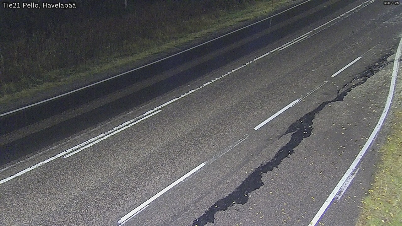 Kelikamerat Kuva Tie 21 Pello, Havelanpää, Pello, Lappi