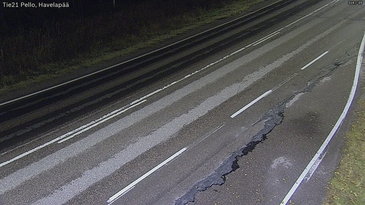 Kelikamerat Kuva Tie 21 Pello, Havelanpää, Pello, Lappi