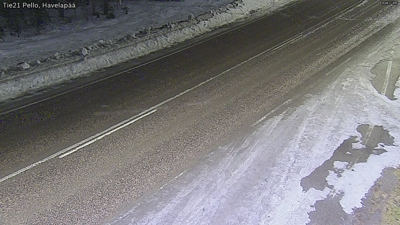 Kelikamerat Kuva Tie 21 Pello, Havelanpää, Pello, Lappi