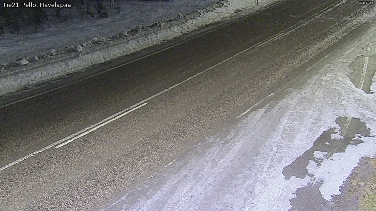 Kelikamerat Kuva Tie 21 Pello, Havelanpää, Pello, Lappi