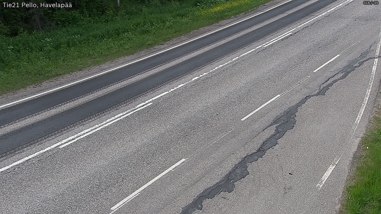 Kelikamerat Kuva Tie 21 Pello, Havelanpää, Pello, Lappi