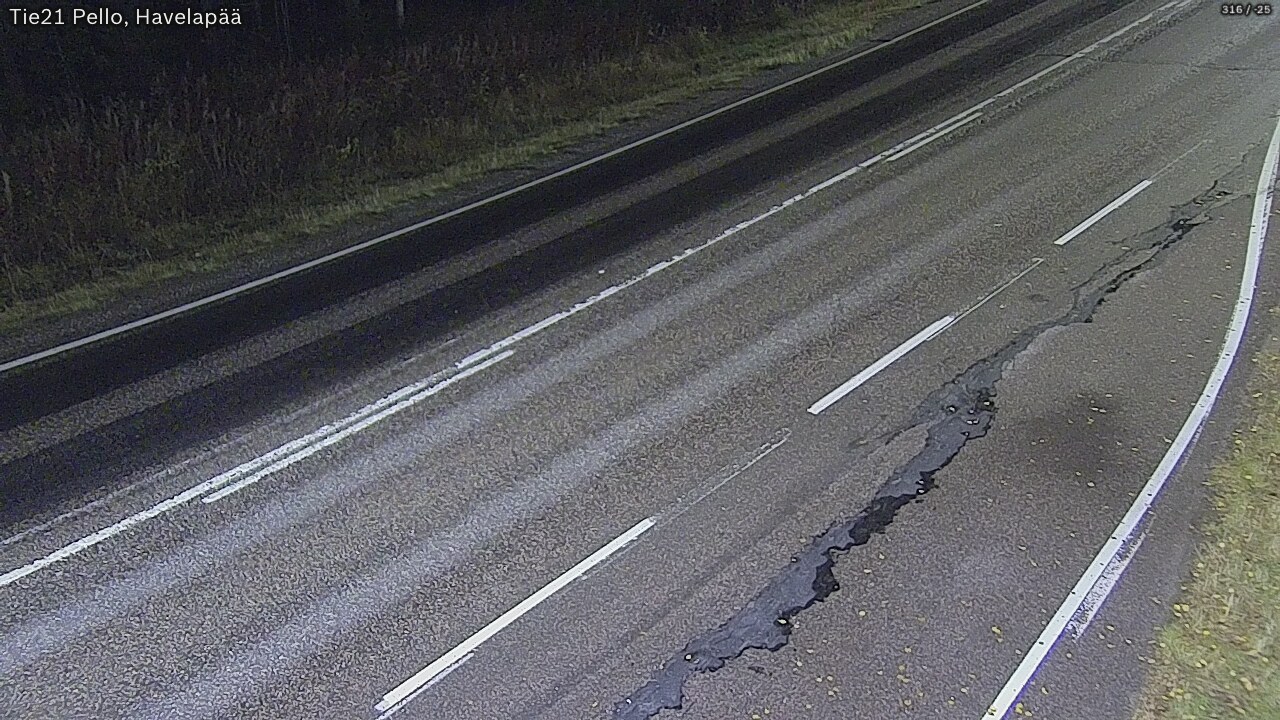 Kelikamerat Kuva Tie 21 Pello, Havelanpää, Pello, Lappi