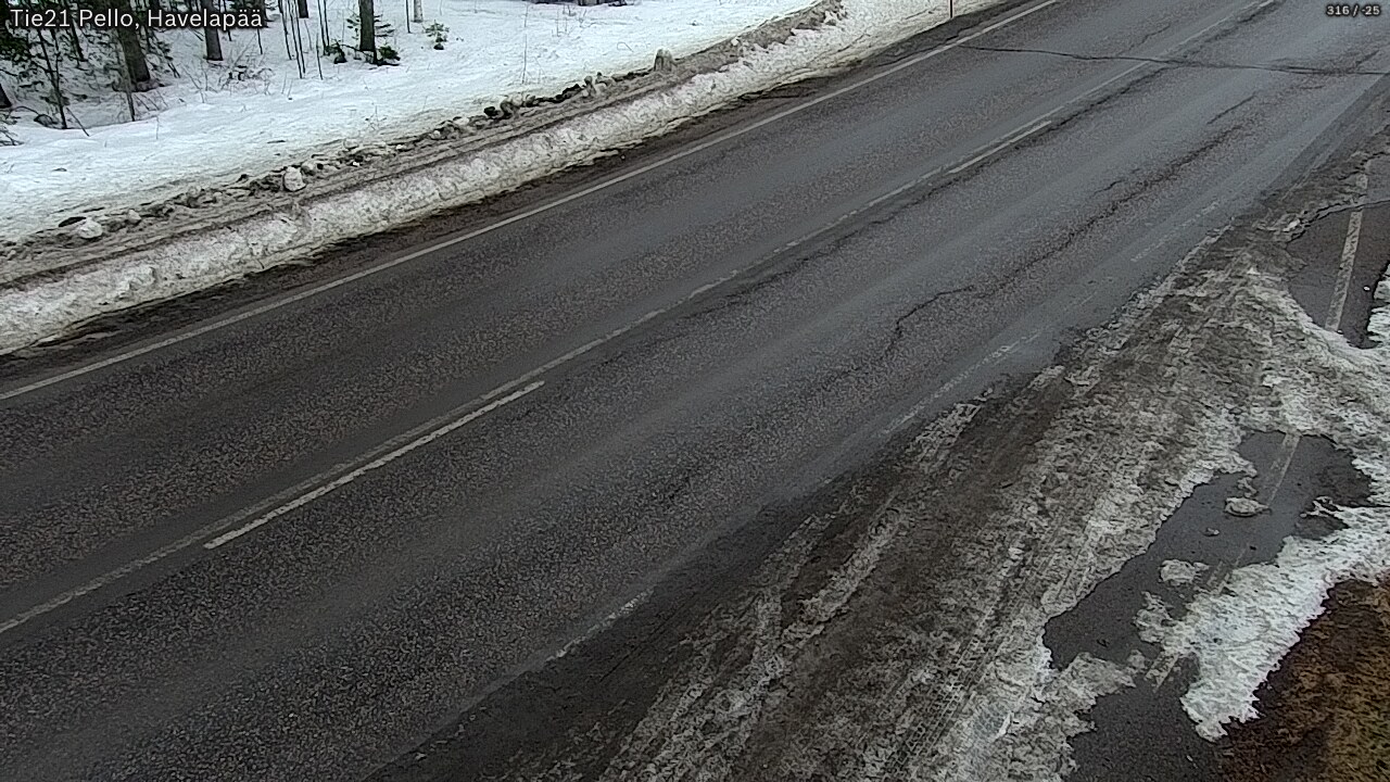 Kelikamerat Kuva Tie 21 Pello, Havelanpää, Pello, Lappi