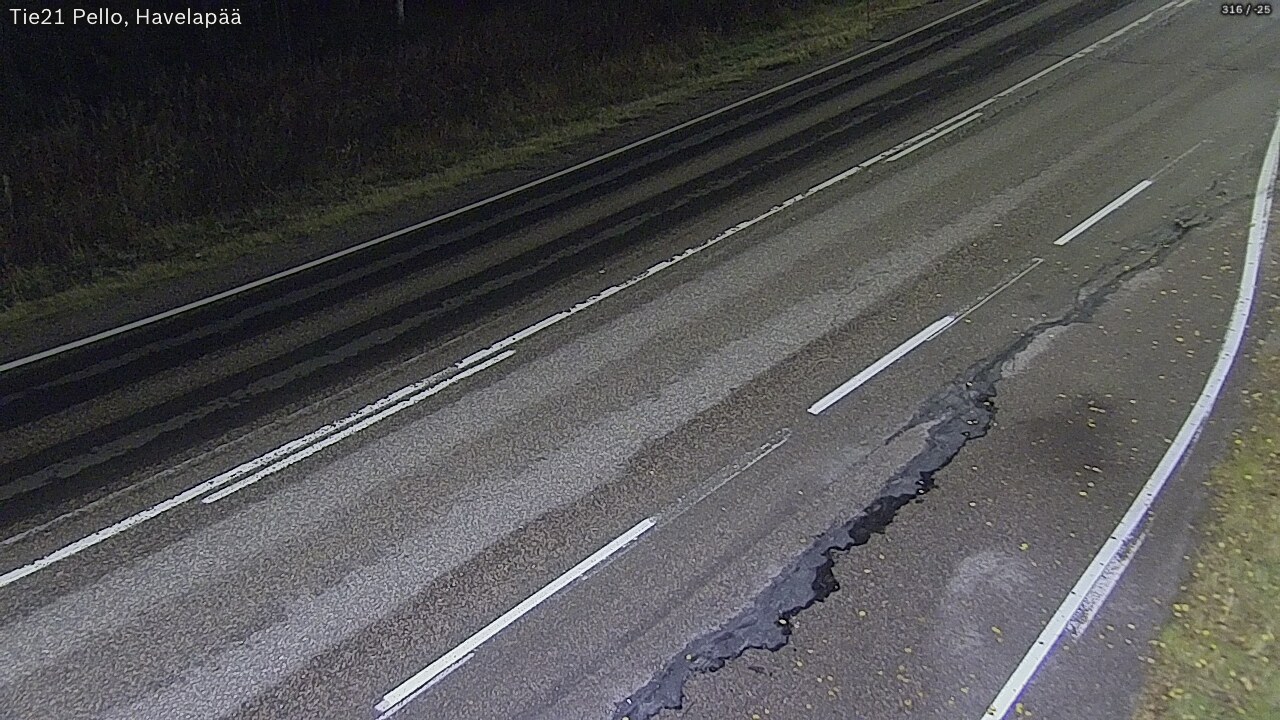 Kelikamerat Kuva Tie 21 Pello, Havelanpää, Pello, Lappi