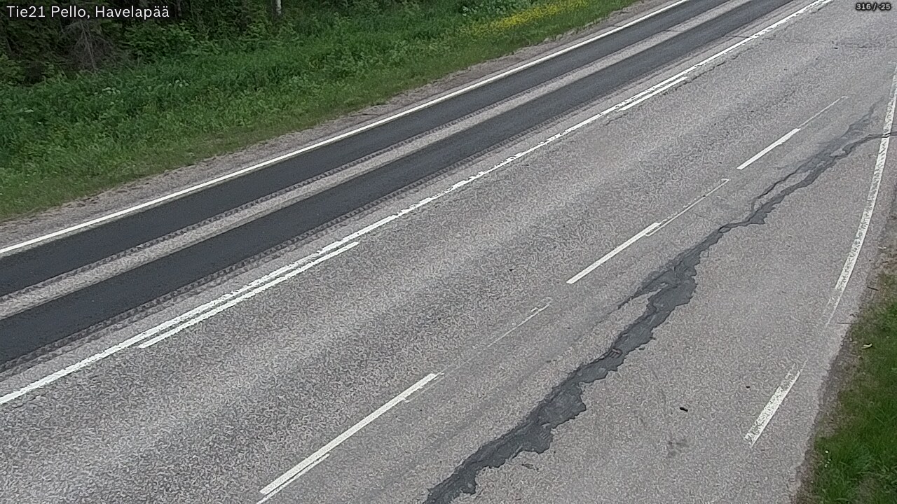 Kelikamerat Kuva Tie 21 Pello, Havelanpää, Pello, Lappi