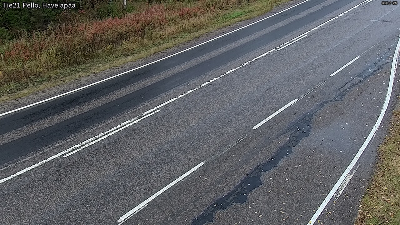 Kelikamerat Kuva Tie 21 Pello, Havelanpää, Pello, Lappi