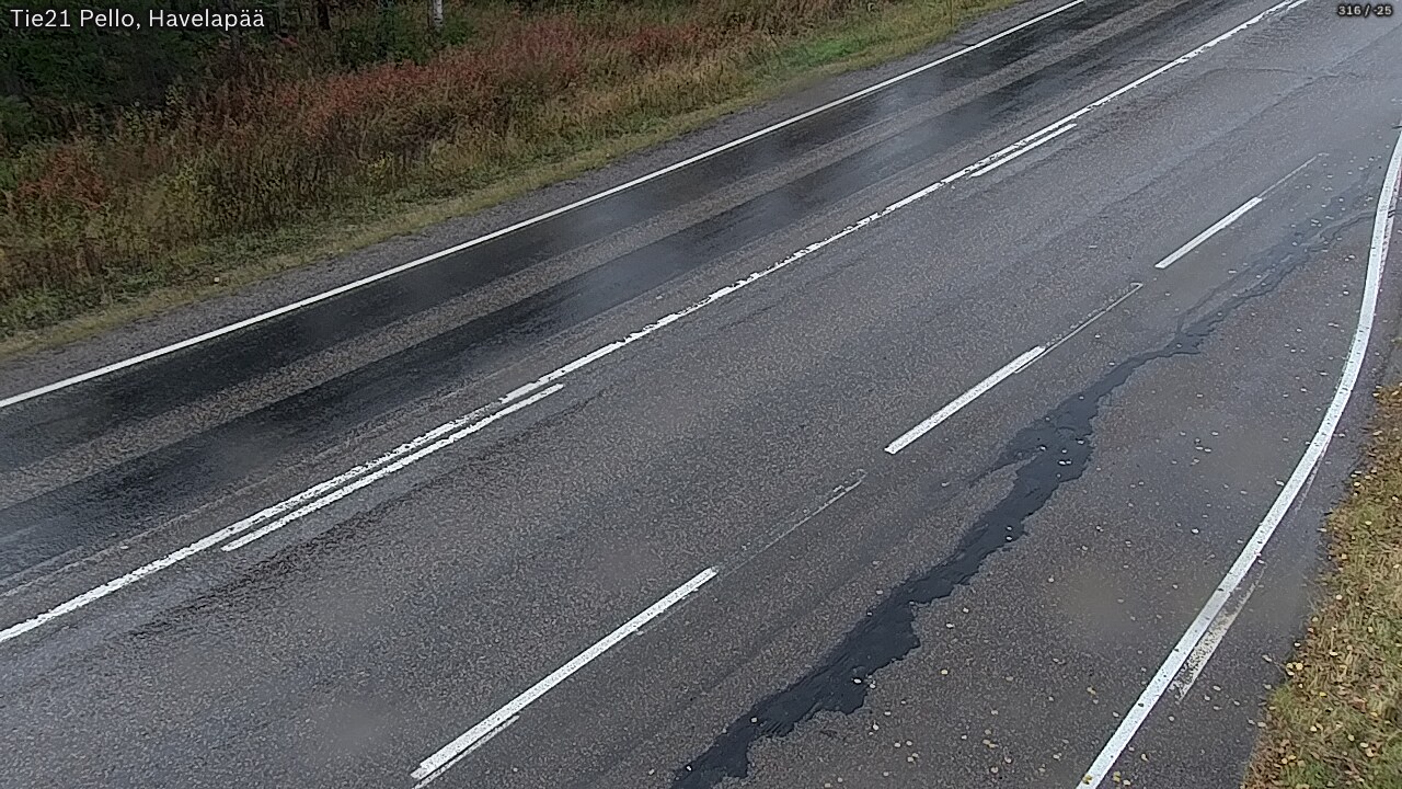 Kelikamerat Kuva Tie 21 Pello, Havelanpää, Pello, Lappi