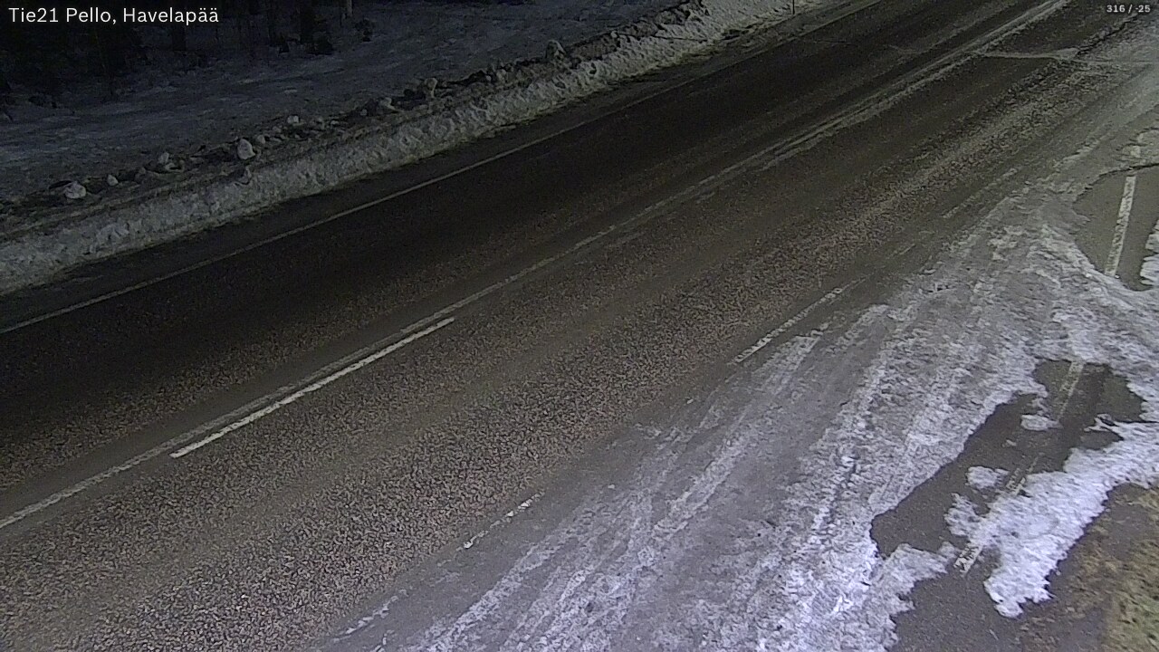 Kelikamerat Kuva Tie 21 Pello, Havelanpää, Pello, Lappi