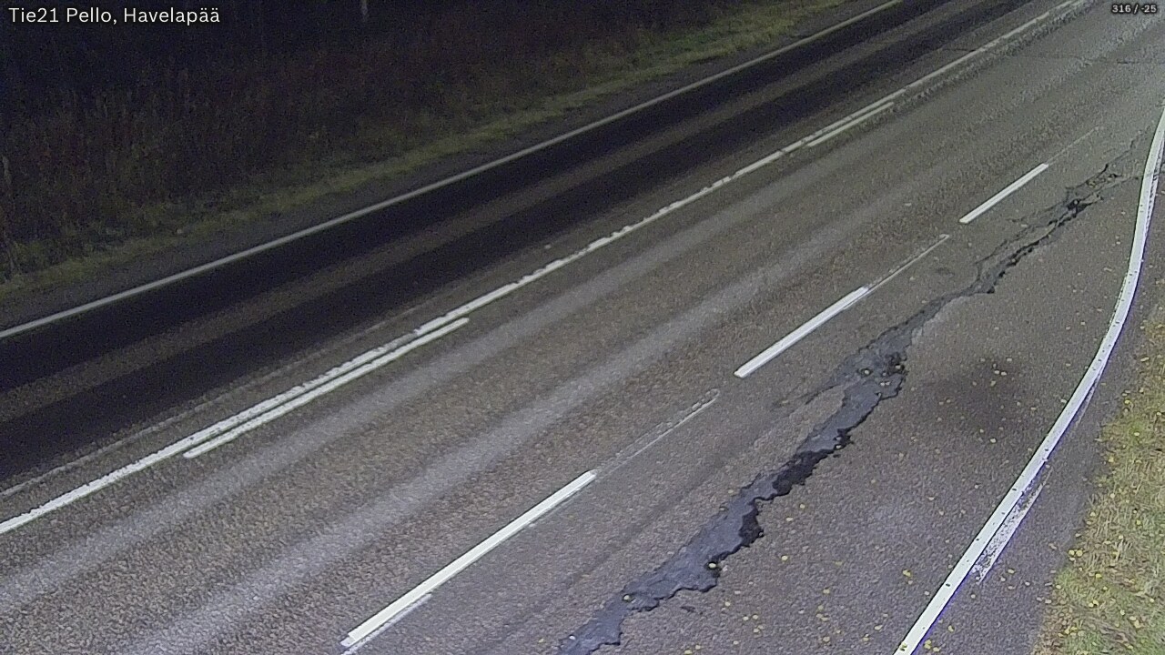 Kelikamerat Kuva Tie 21 Pello, Havelanpää, Pello, Lappi