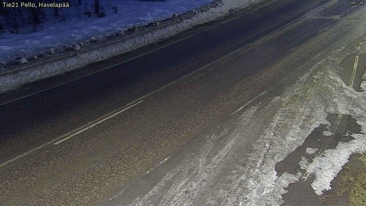 Kelikamerat Kuva Tie 21 Pello, Havelanpää, Pello, Lappi