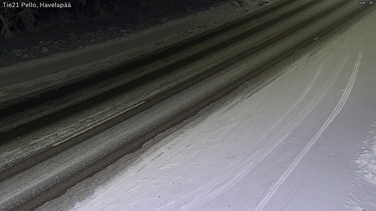 Kelikamerat Kuva Tie 21 Pello, Havelanpää, Pello, Lappi