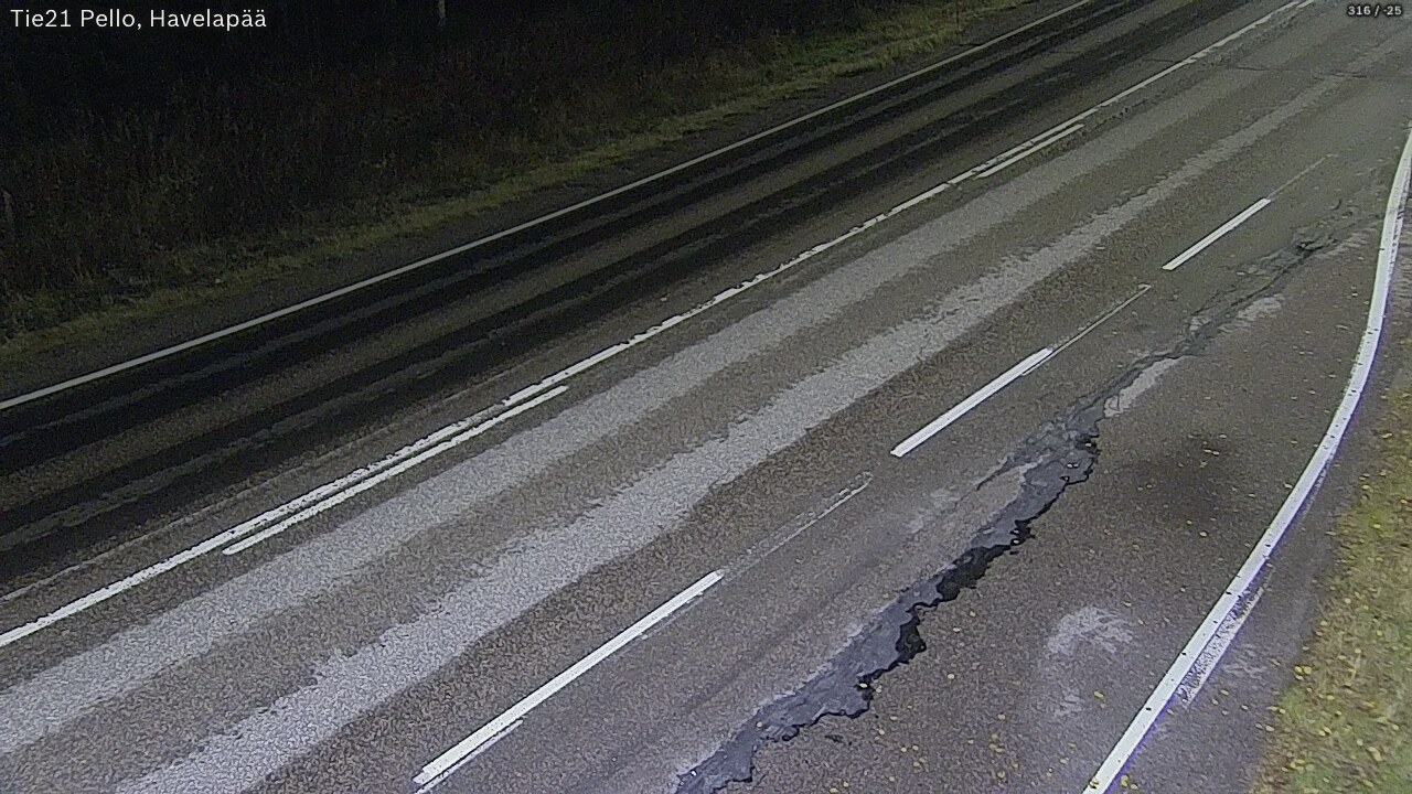 Kelikamerat Kuva Tie 21 Pello, Havelanpää, Pello, Lappi
