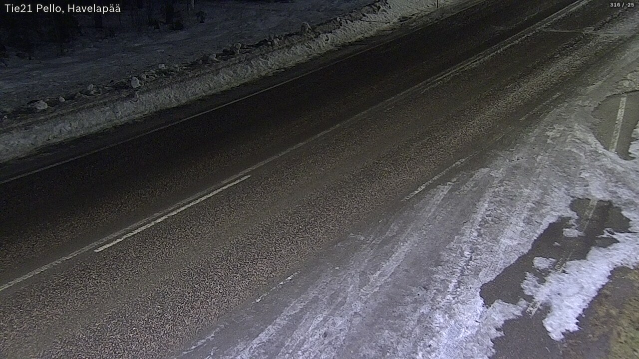 Kelikamerat Kuva Tie 21 Pello, Havelanpää, Pello, Lappi