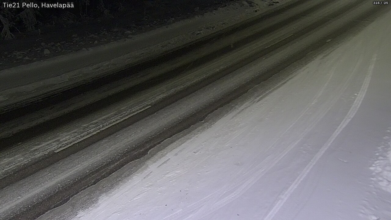 Kelikamerat Kuva Tie 21 Pello, Havelanpää, Pello, Lappi