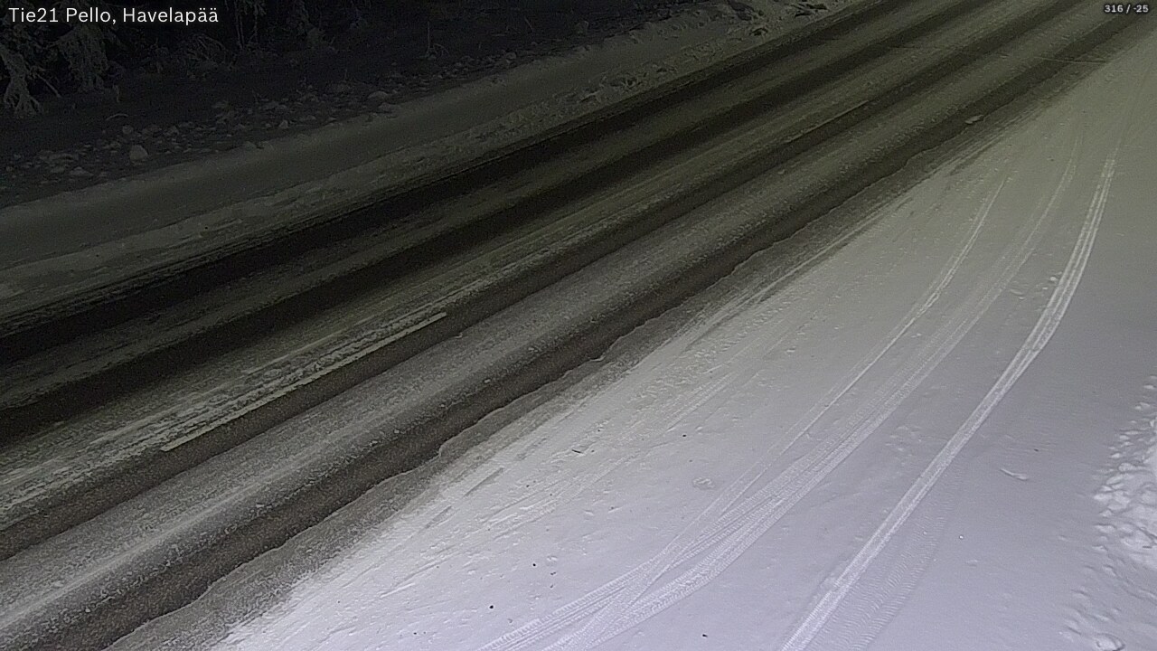 Kelikamerat Kuva Tie 21 Pello, Havelanpää, Pello, Lappi