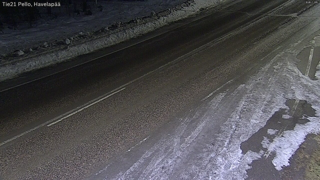 Kelikamerat Kuva Tie 21 Pello, Havelanpää, Pello, Lappi