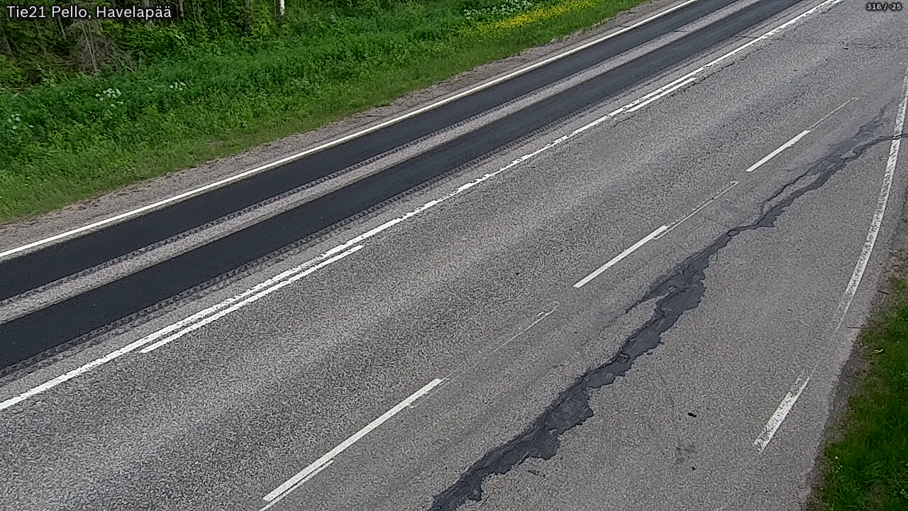 Kelikamerat Kuva Tie 21 Pello, Havelanpää, Pello, Lappi