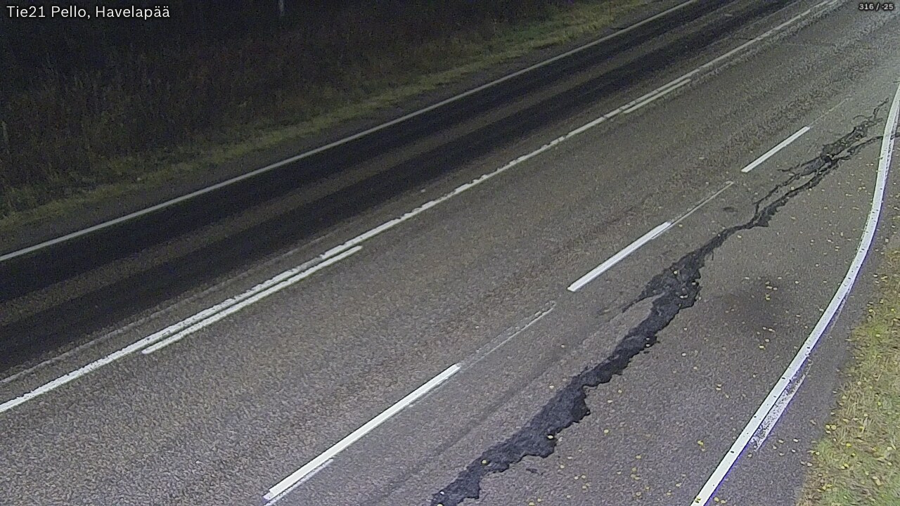 Kelikamerat Kuva Tie 21 Pello, Havelanpää, Pello, Lappi