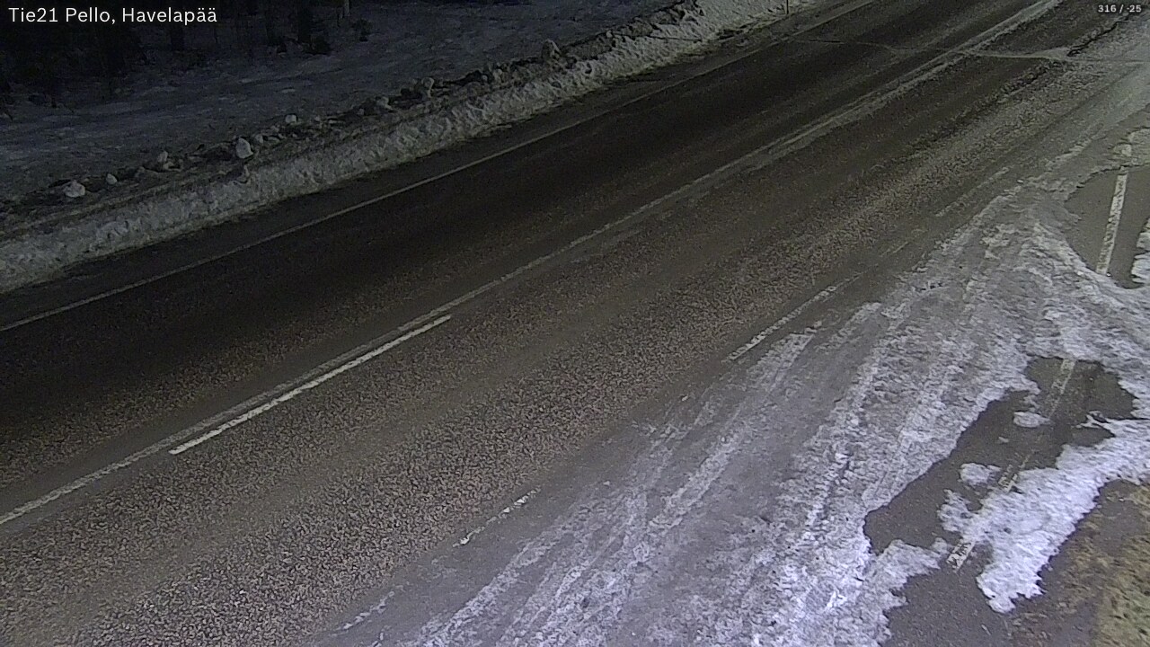 Kelikamerat Kuva Tie 21 Pello, Havelanpää, Pello, Lappi