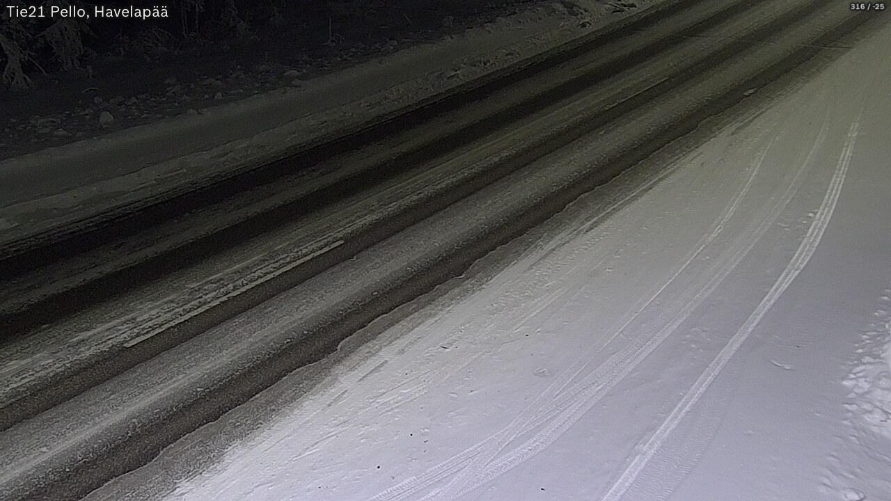 Kelikamerat Kuva Tie 21 Pello, Havelanpää, Pello, Lappi