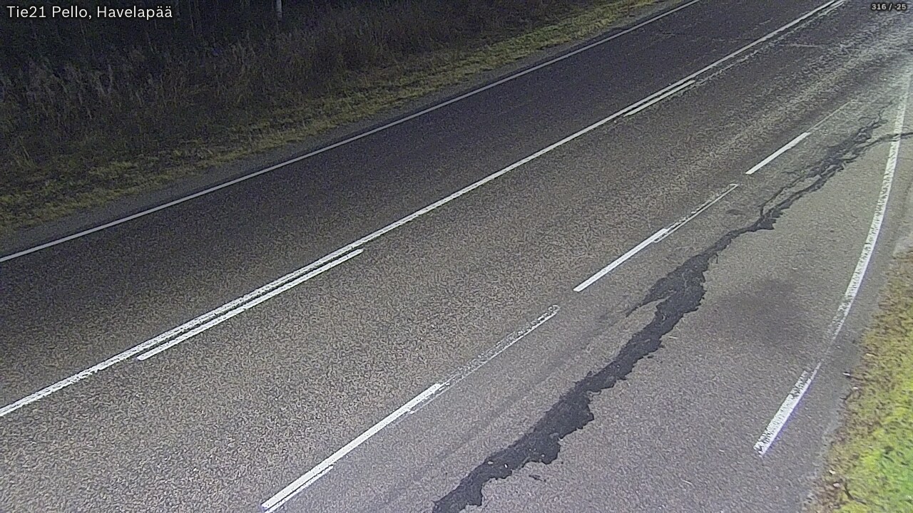 Kelikamerat Kuva Tie 21 Pello, Havelanpää, Pello, Lappi