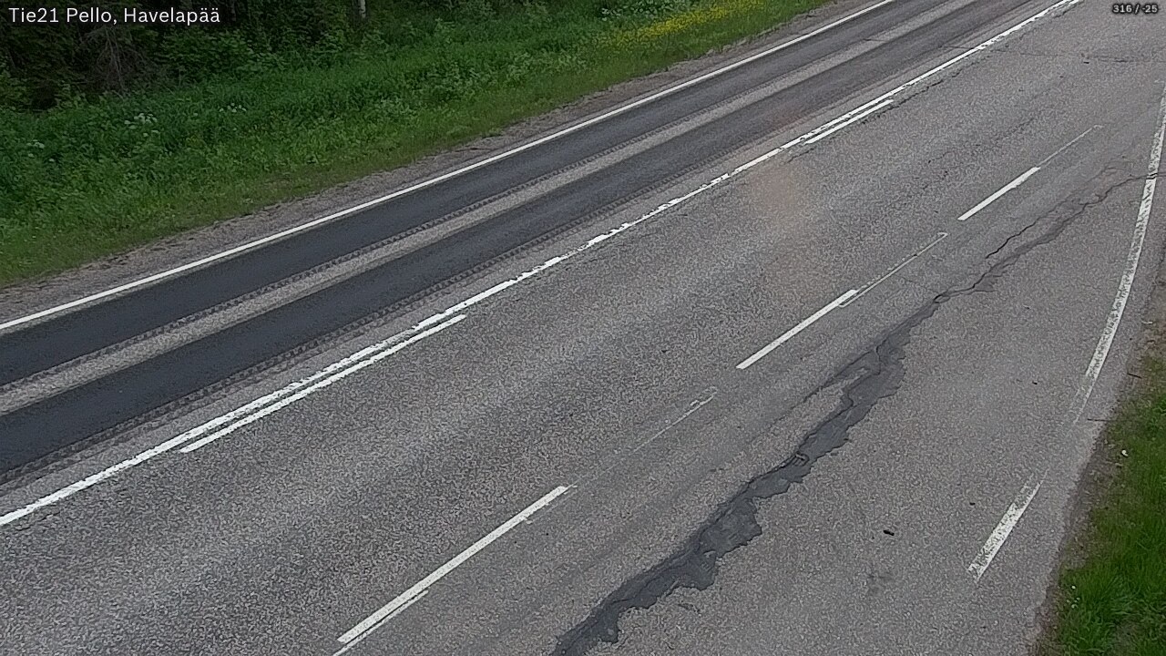 Kelikamerat Kuva Tie 21 Pello, Havelanpää, Pello, Lappi