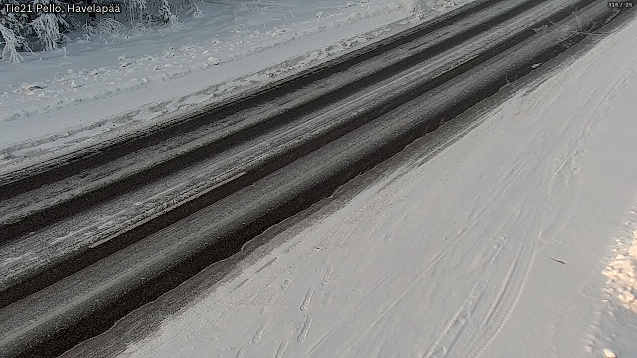 Kelikamerat Kuva Tie 21 Pello, Havelanpää, Pello, Lappi