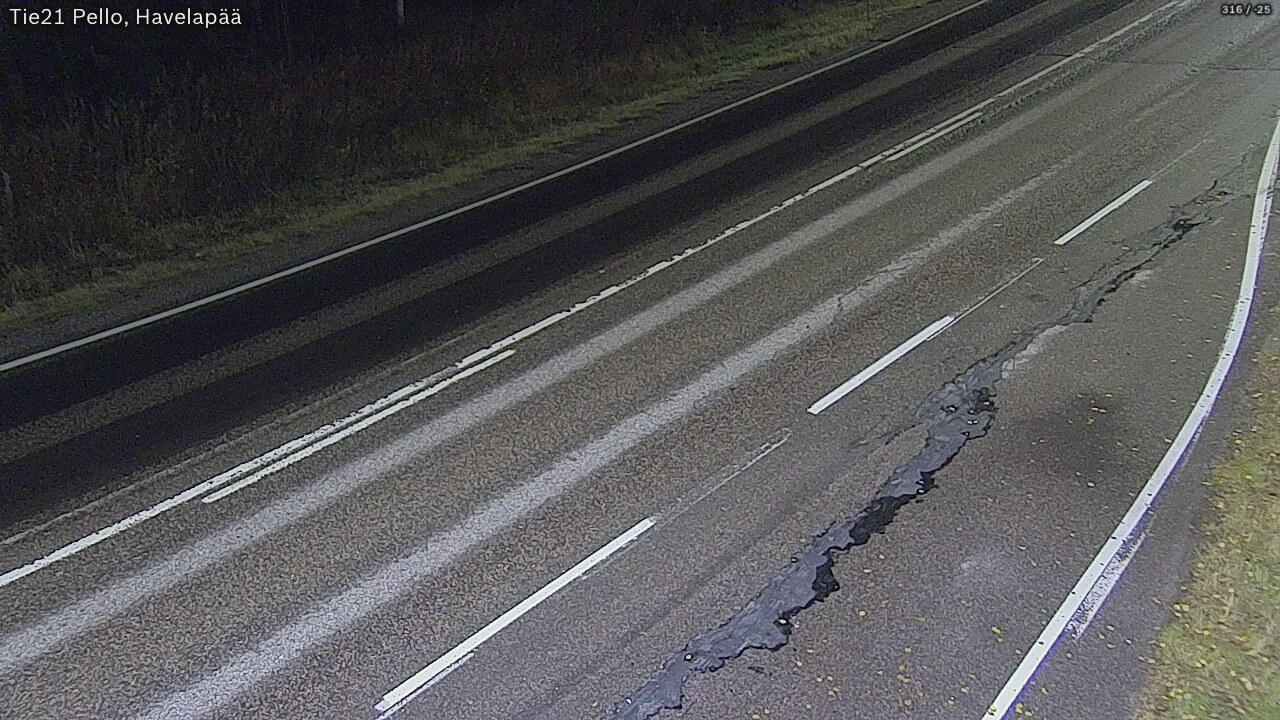 Kelikamerat Kuva Tie 21 Pello, Havelanpää, Pello, Lappi
