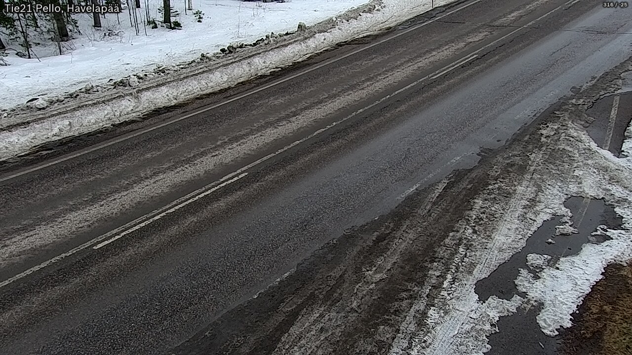 Kelikamerat Kuva Tie 21 Pello, Havelanpää, Pello, Lappi