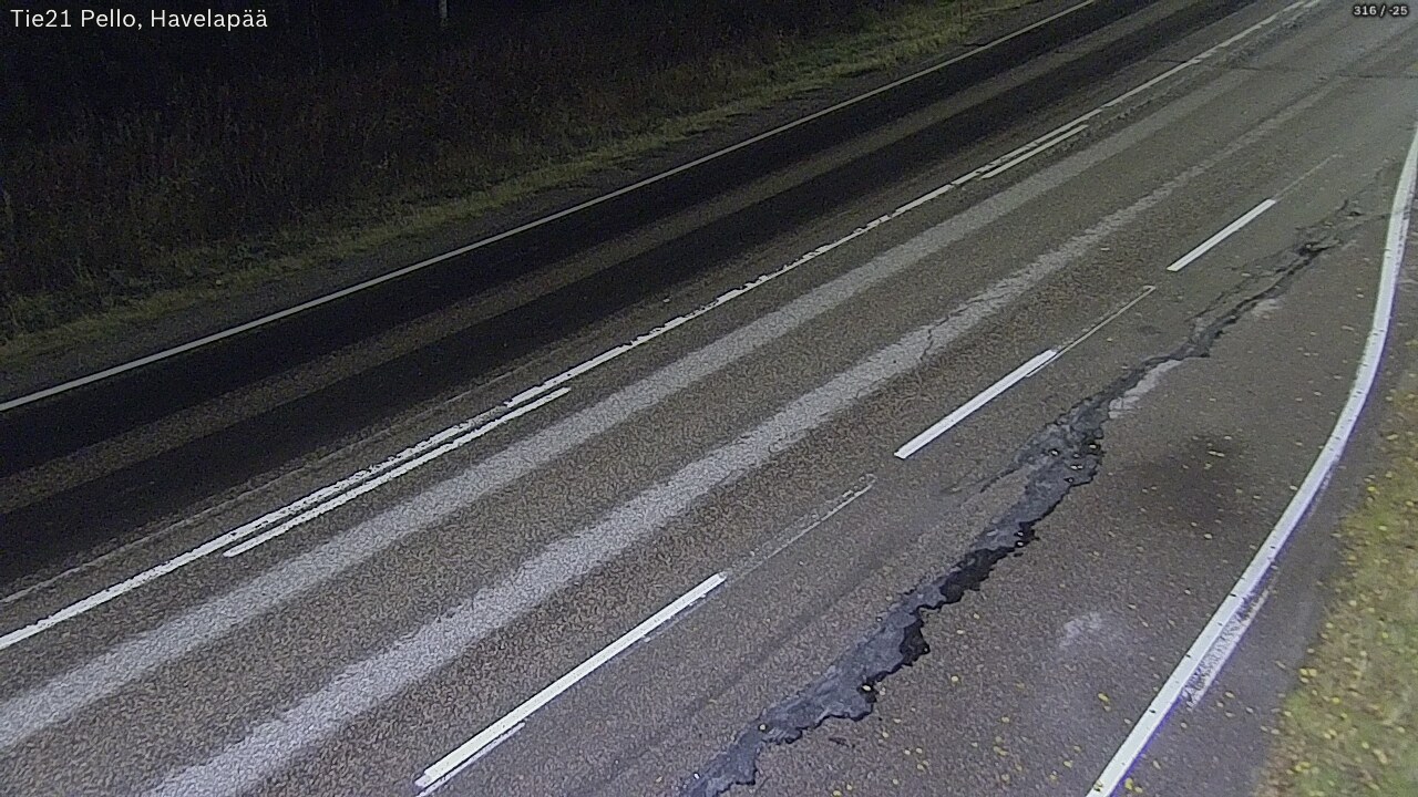 Kelikamerat Kuva Tie 21 Pello, Havelanpää, Pello, Lappi