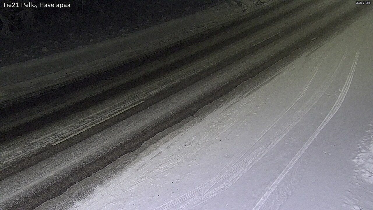 Kelikamerat Kuva Tie 21 Pello, Havelanpää, Pello, Lappi