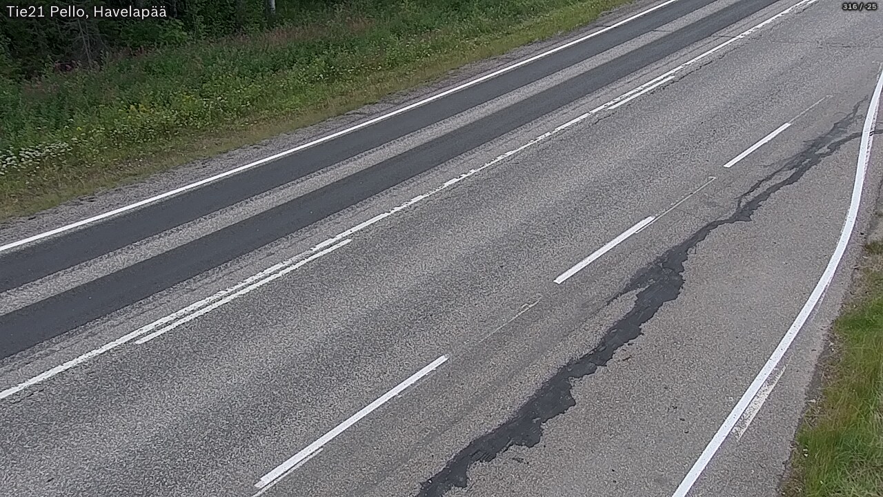 Kelikamerat Kuva Tie 21 Pello, Havelanpää, Pello, Lappi