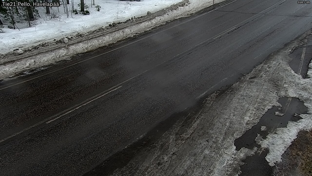 Weather Camera Image Road 21 Pello, Havelanpää, Pello, Lappi