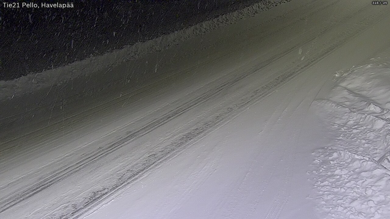 Kelikamerat Kuva Tie 21 Pello, Havelanpää, Pello, Lappi