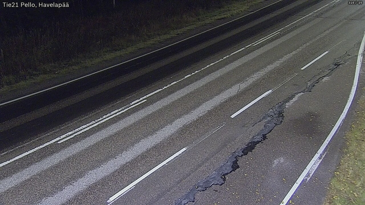 Kelikamerat Kuva Tie 21 Pello, Havelanpää, Pello, Lappi