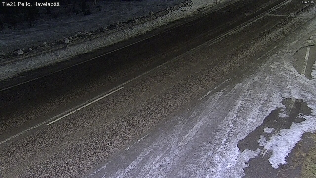 Kelikamerat Kuva Tie 21 Pello, Havelanpää, Pello, Lappi