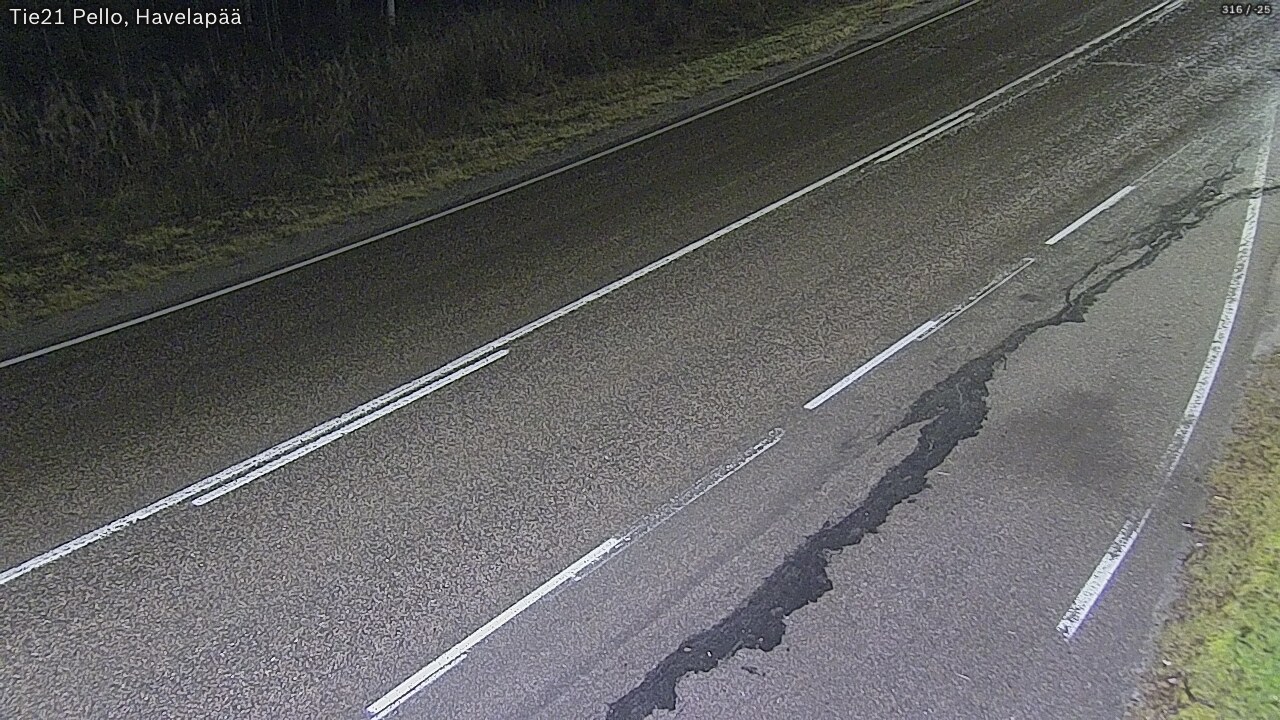 Kelikamerat Kuva Tie 21 Pello, Havelanpää, Pello, Lappi