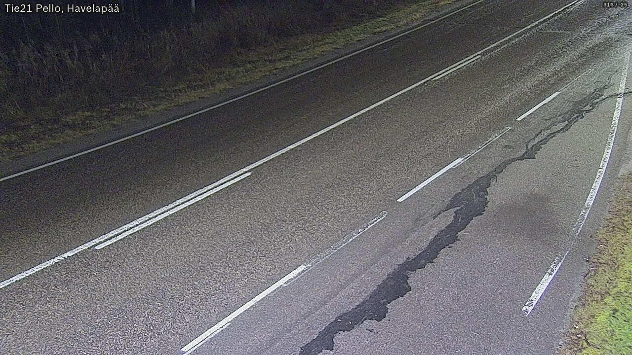 Kelikamerat Kuva Tie 21 Pello, Havelanpää, Pello, Lappi