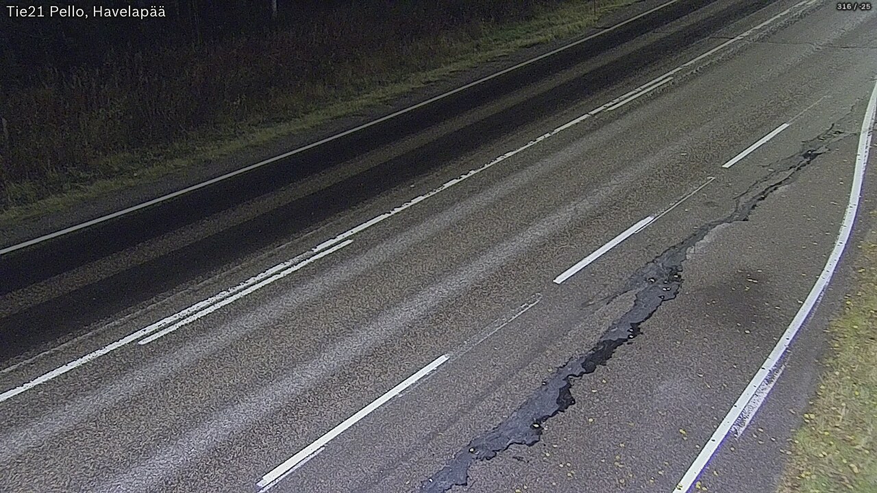 Kelikamerat Kuva Tie 21 Pello, Havelanpää, Pello, Lappi